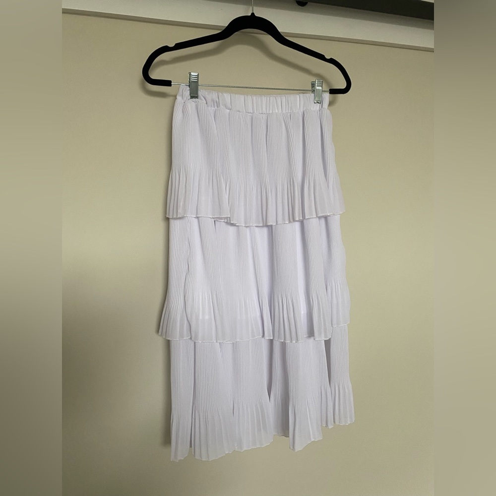 White Midi Skirt